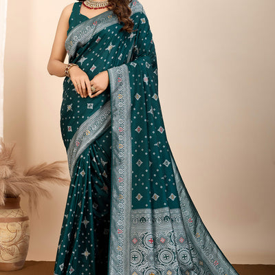 green-minakari-weaving-pure-silk-saree-1