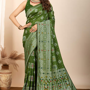 green-minakari-weaving-pure-silk-saree-3