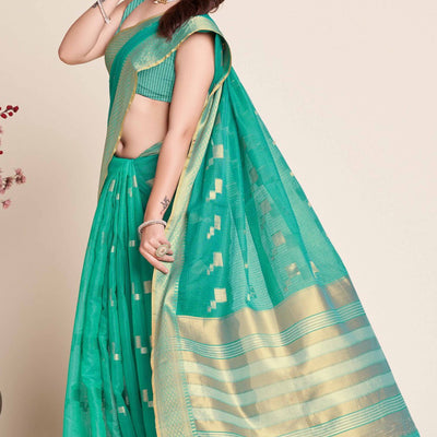 green-zari-weaving-kota-doria-saree-38