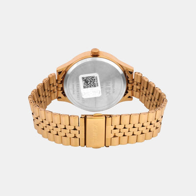 Classics Men Quartz White Dial Analog Stainless Steel Watch TW0TG7501