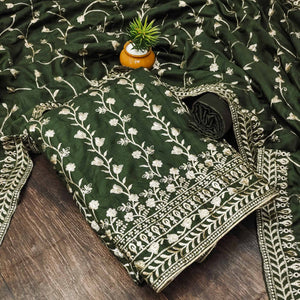green-floral-embroidered-vichitra-silk-dress-material-4