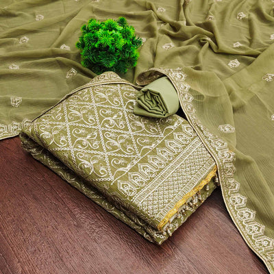 green-floral-embroidered-vichitra-silk-dress-material-3
