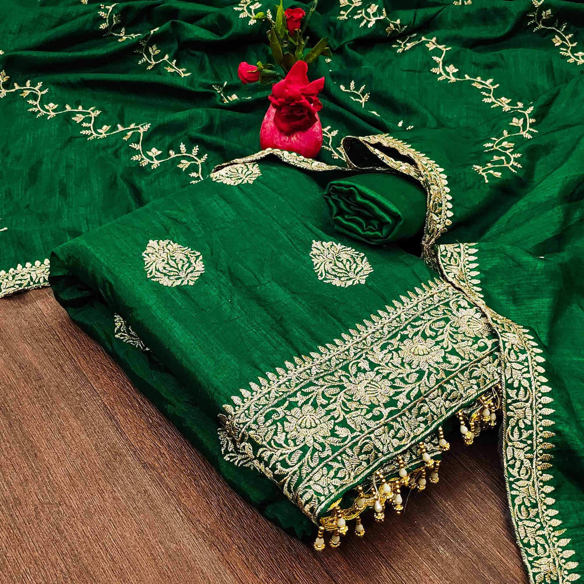 green-floral-embroidered-vichitra-silk-dress-material-6