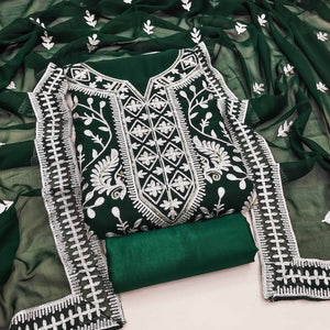 green-floral-sequins-embroidered-georgette-dress-material-4