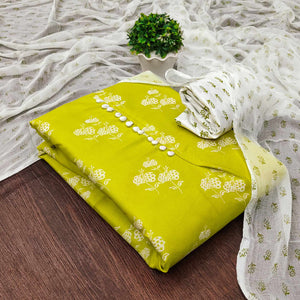 green-cotton-blend-floral-printed-dress-material