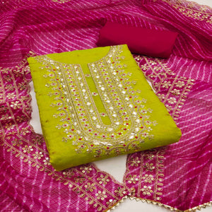 green-woven-with-sequins-embroidered-chanderi-dress-material-1