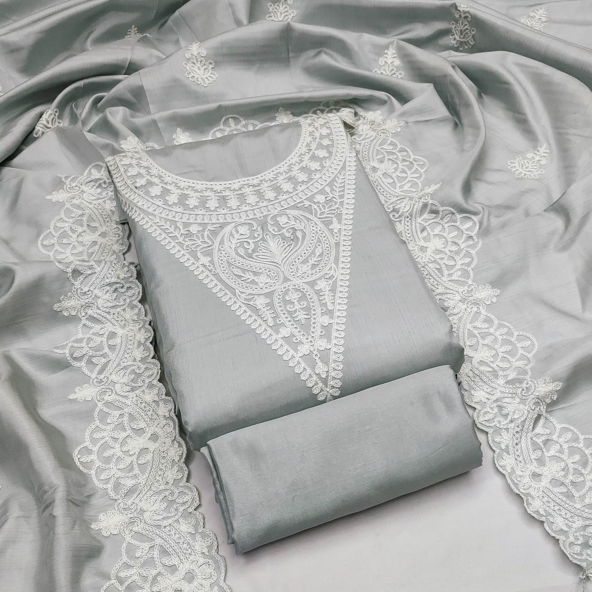 grey-paisley-floral-embroidered-art-silk-dress-material