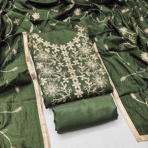 green-floral-embroidered-art-silk-dress-material-19