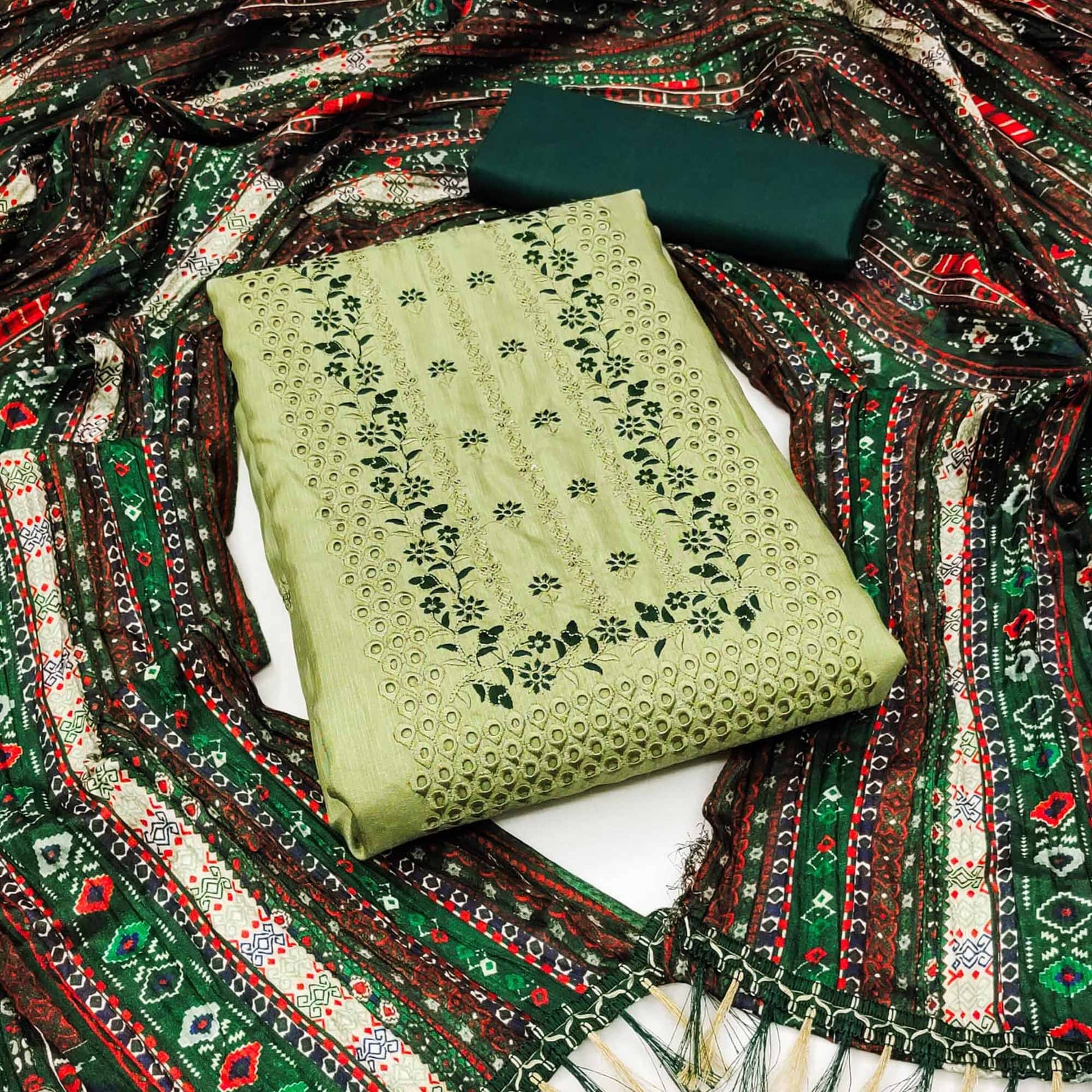 green-floral-embroidered-poly-cotton-dress-material-3
