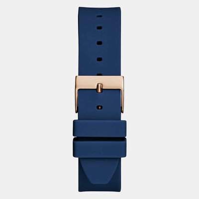 G Hype Women Quartz Two Tone Dial Analog Silicone Watch GW0555L4
