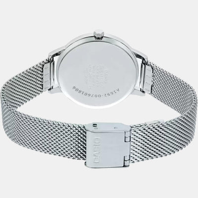 Enticer Women Quartz Silver Dial Analog Stainless Steel Watch A1692