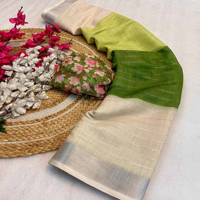 green-zari-weaving-linen-saree