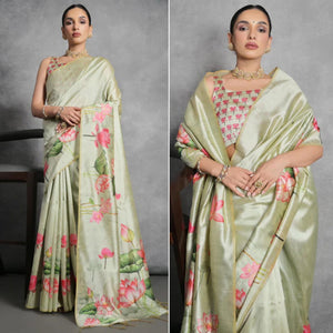 green-digital-printed-tussar-silk-saree-1