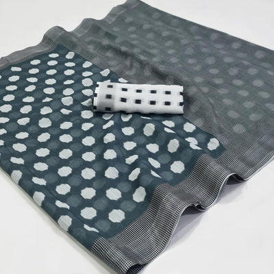 grey-digital-printed-linen-saree-4