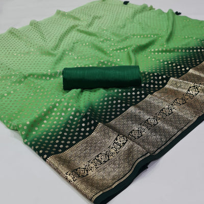 green-floral-foil-printed-georgette-saree-2