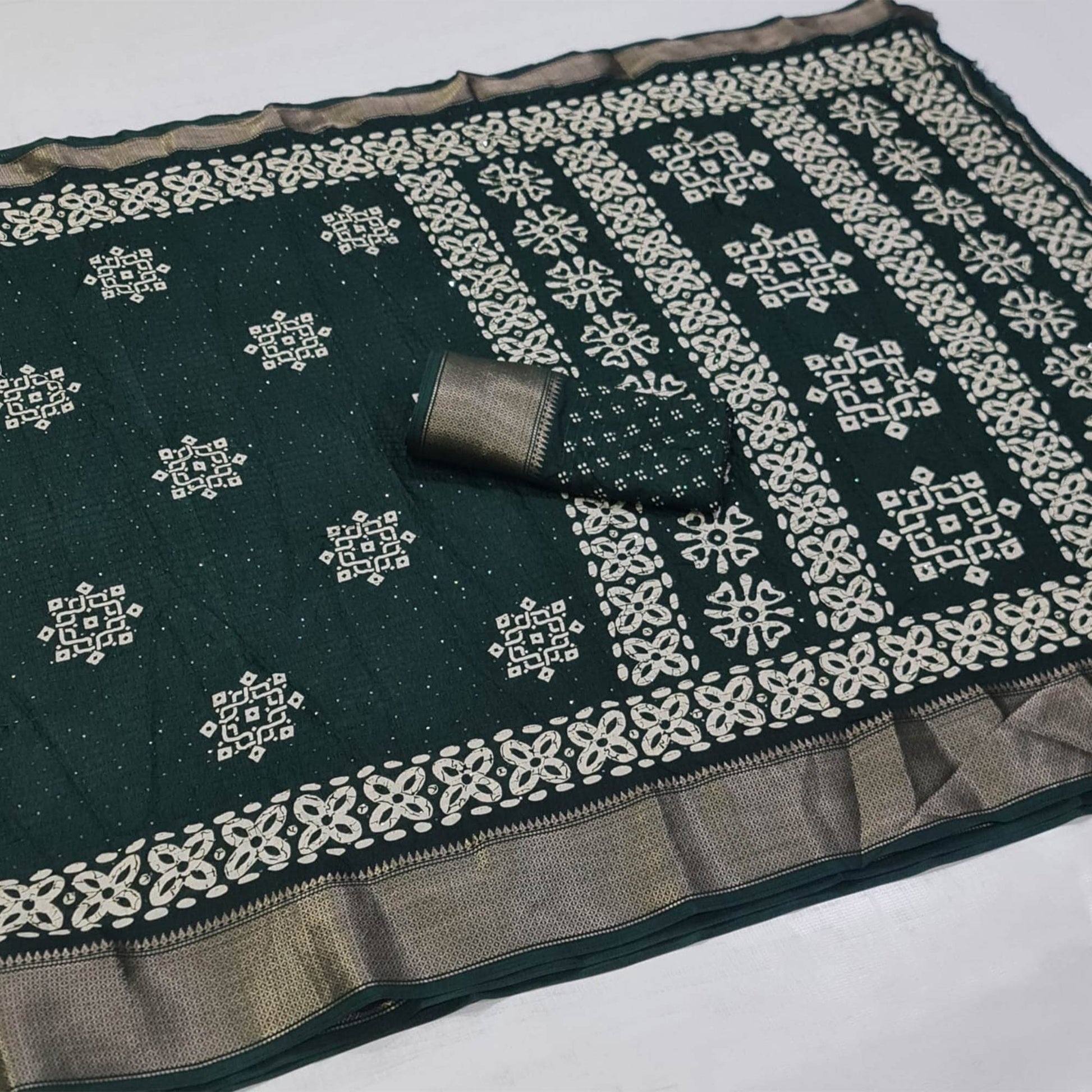 green-printed-with-sequins-work-dola-silk-saree