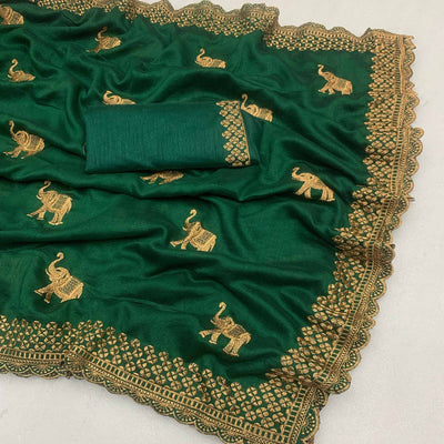 green-embroidered-vichitra-silk-saree-6