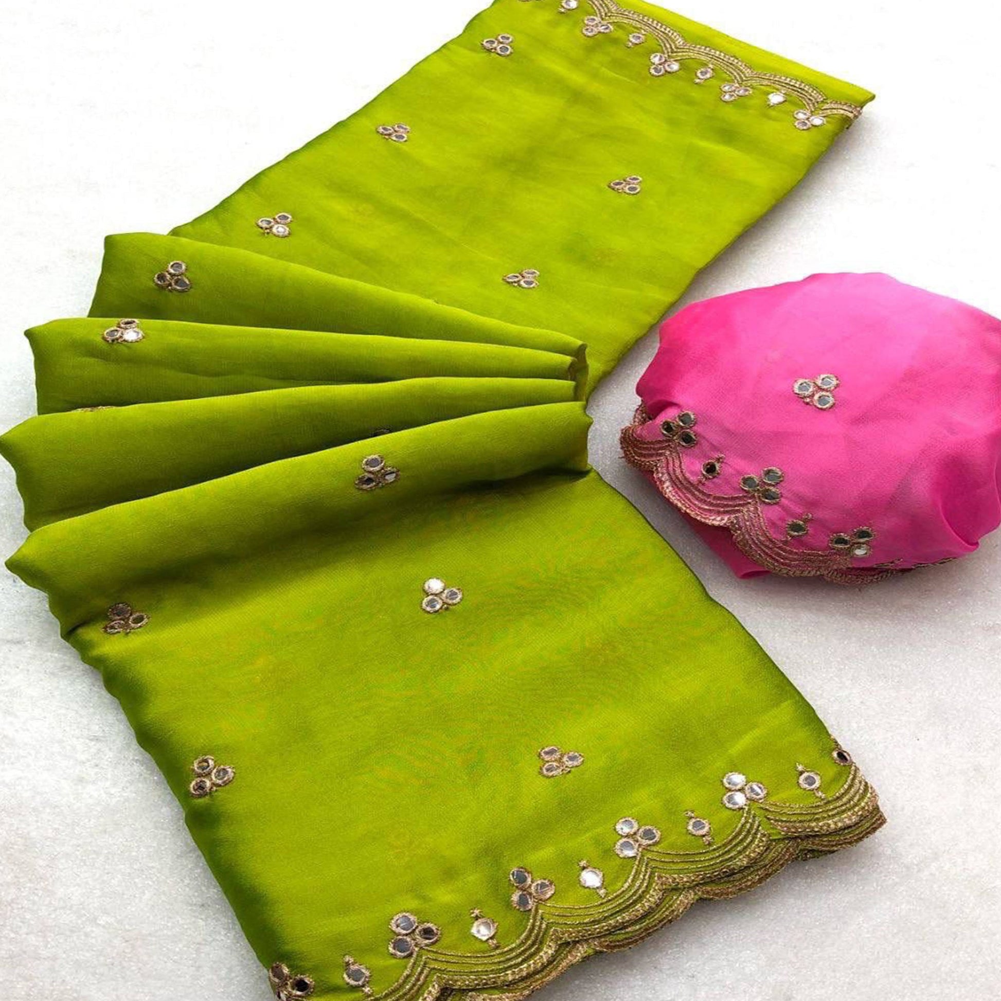 green-mirror-embroidery-work-georgette-saree