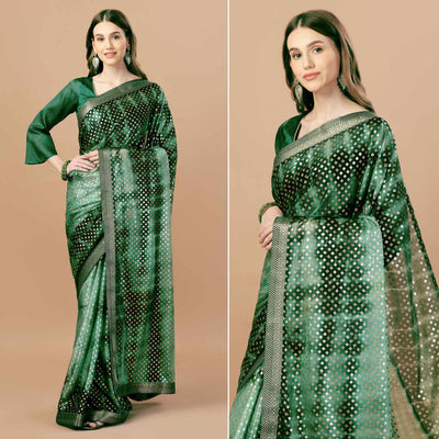 green-foil-printed-lycra-saree-with-lace-border-2