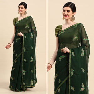 green-sequins-embroidered-chiffon-saree-with-tassels