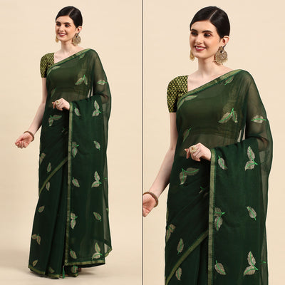 green-sequins-embroidered-chiffon-saree-with-tassels