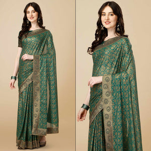 green-floral-handloom-woven-rayon-saree