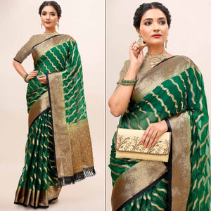 green-woven-organza-saree-with-tassels-23