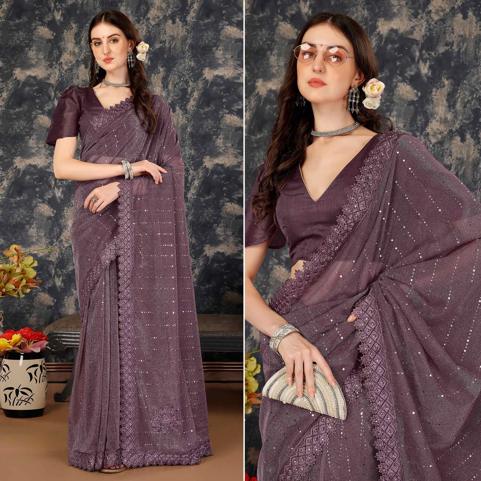 grape-purple-tikali-with-floral-embroidered-lycra-saree