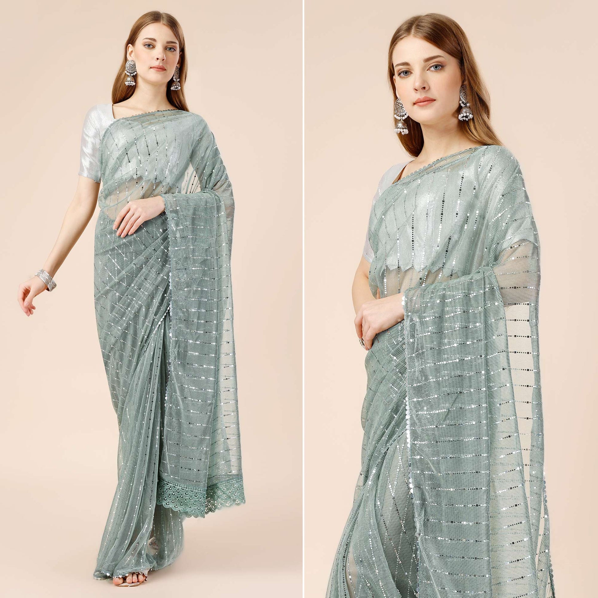 green-tikki-wor-lycra-saree-with-embroidered-border
