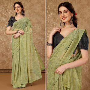 green-tikali-work-lycra-saree-with-tassels-1