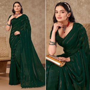 green-swarovski-work-chiffon-saree-with-tassels-1