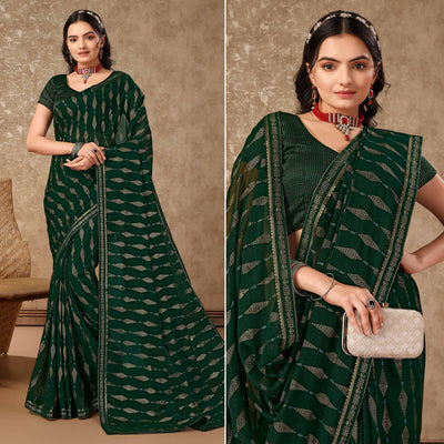 green-foil-printed-chiffon-saree-with-lace-border-6