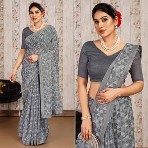grey-geometric-printed-chiffon-saree-with-lace-border