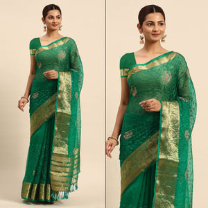 green-floral-embroidered-organza-saree-6