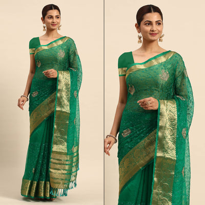 green-floral-embroidered-organza-saree-6