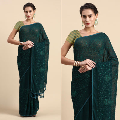 green-floral-embroidered-zomato-silk-saree