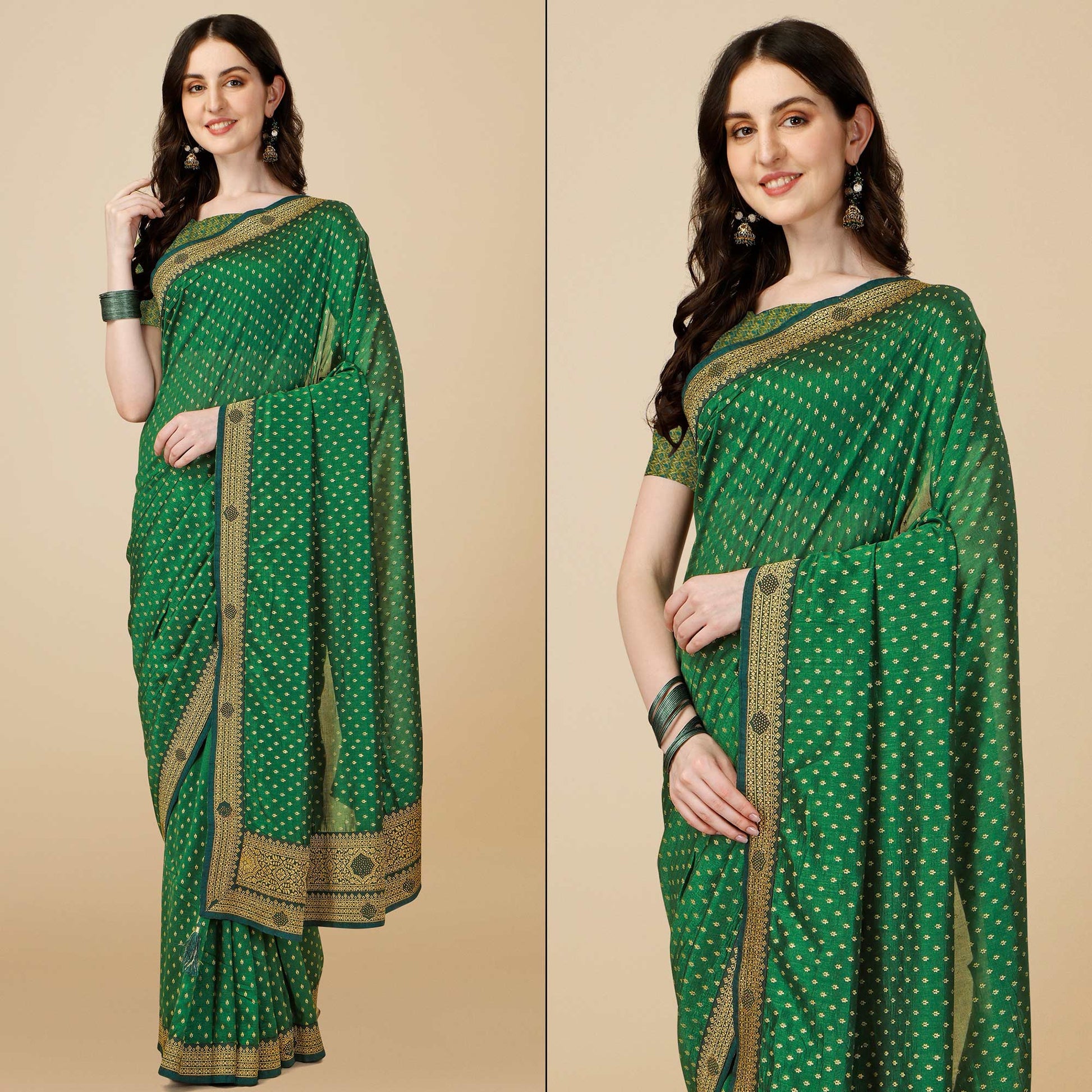 green-foil-printed-with-swarovski-vichitra-silk-saree