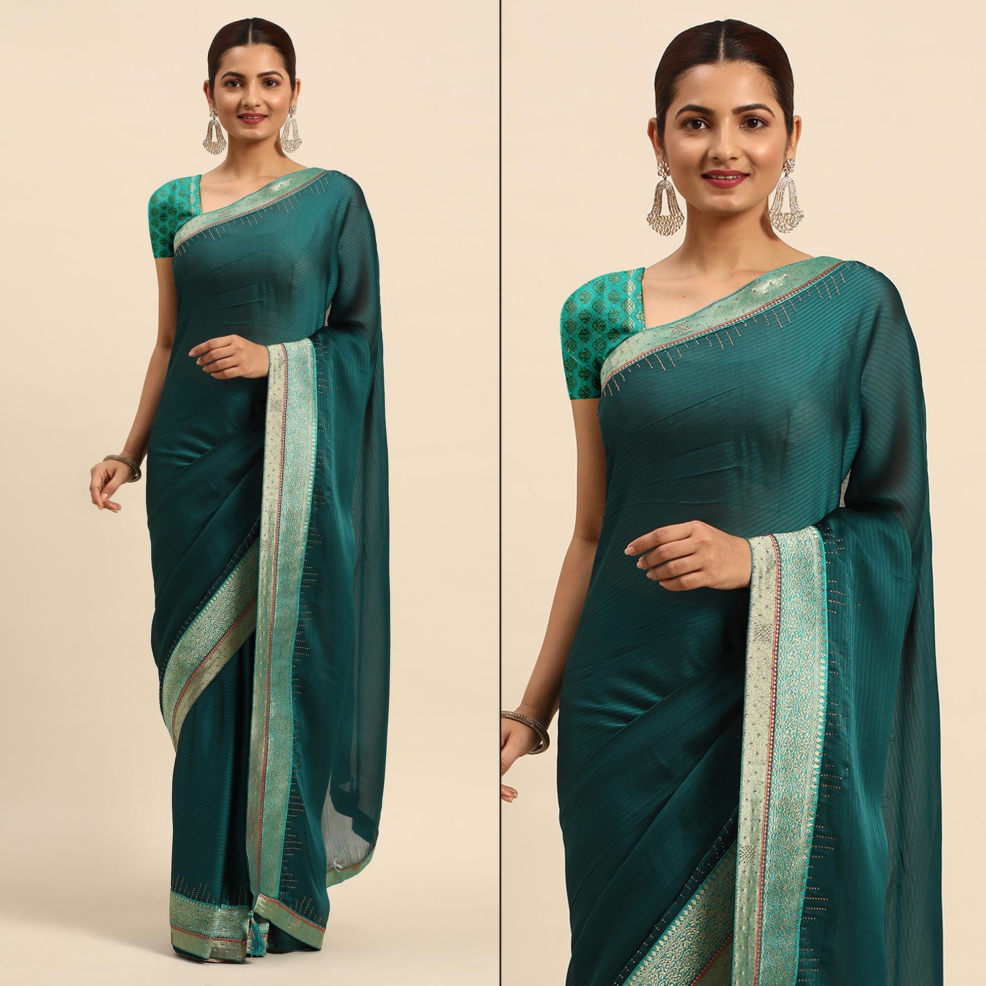 green-swarovski-with-fancy-border-satin-silk-saree