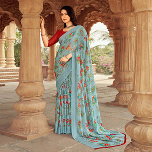grey-floral-printed-chiffon-saree-4