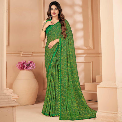 green-printed-chiffon-saree-with-lace-border-8