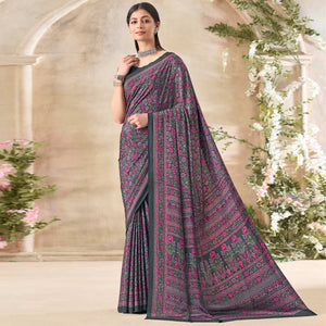 grey-floral-printed-crepe-saree-1