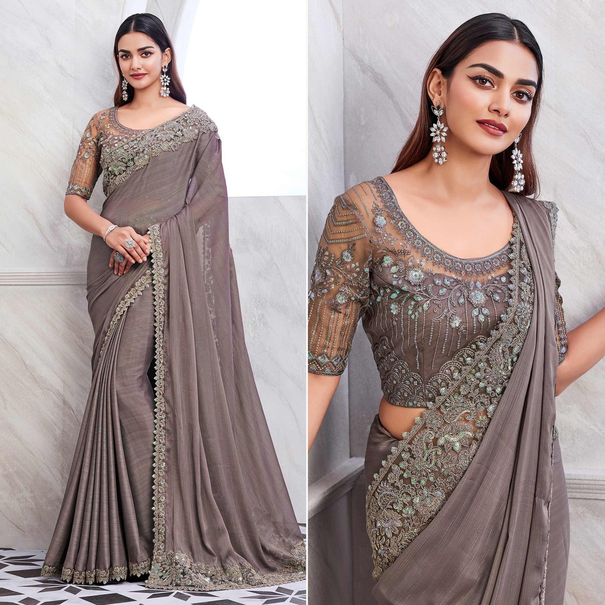 grey-floral-sequins-embroidered-pure-silk-saree-1
