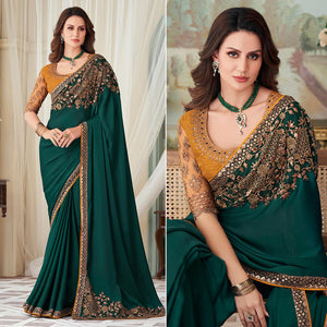 green-floral-sequin-embroidered-crepe-saree