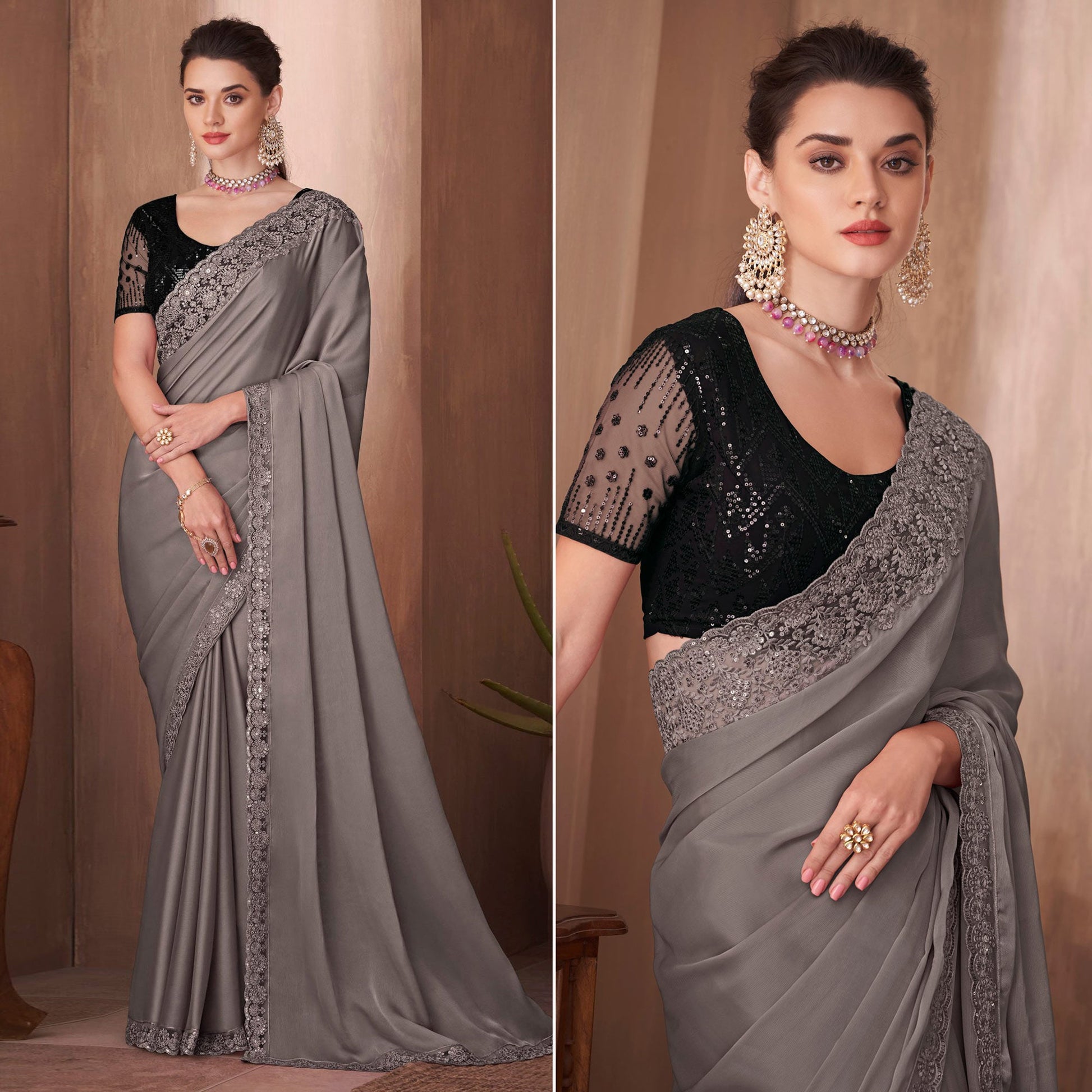 grey-embroidered-satin-saree