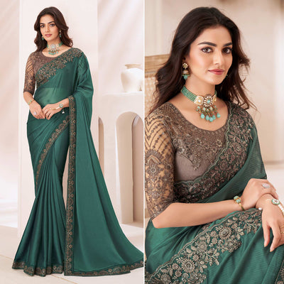 green-embroidered-georgette-saree-6