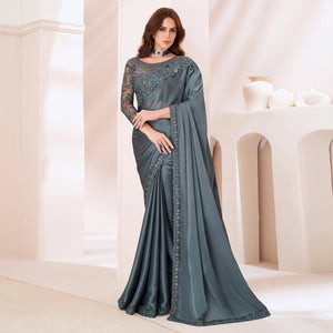 grey-embroidered-georgette-saree-2