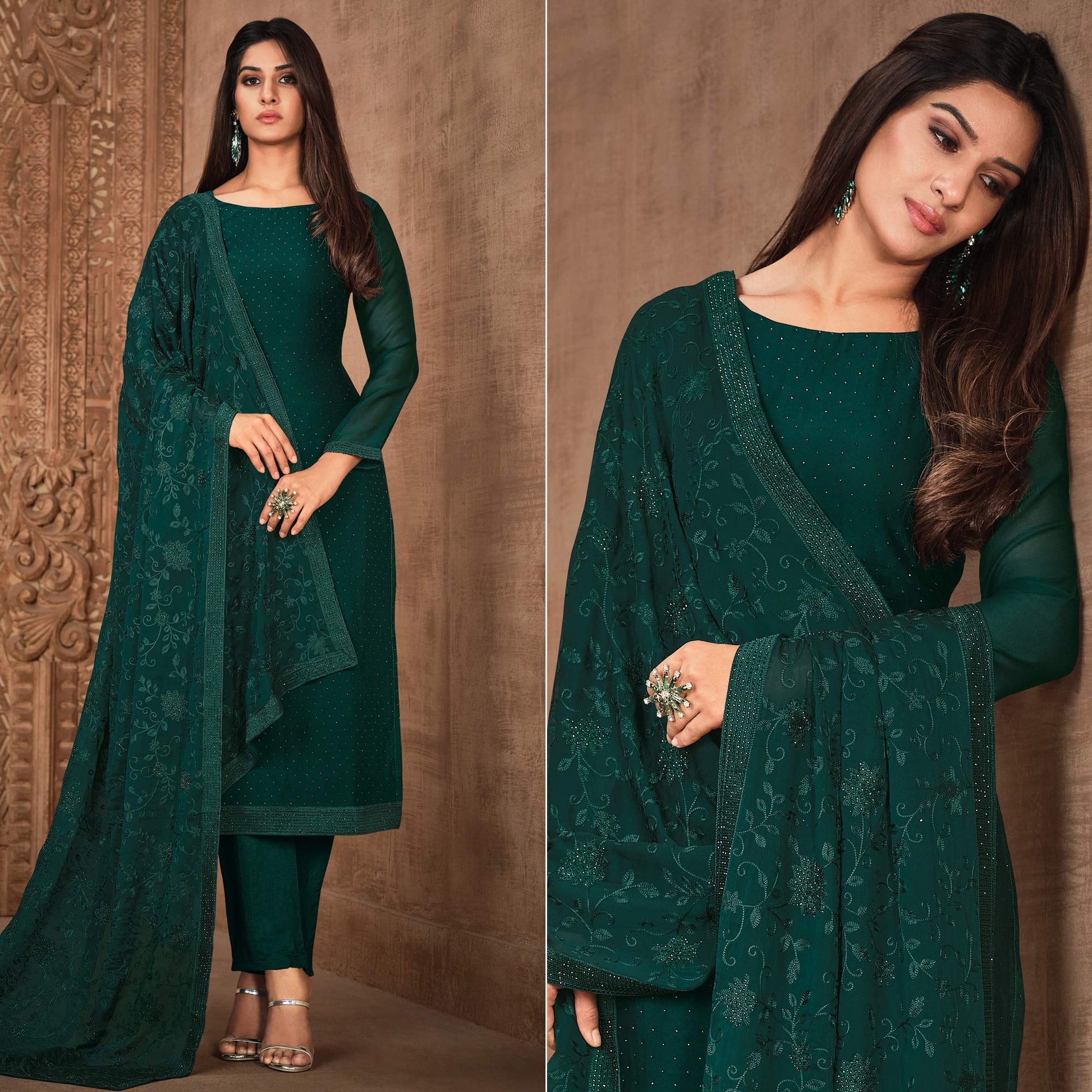 green-diamond-work-georgette-semi-stitched-salwar-suit