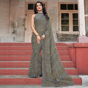 grey-paisley-printed-chiffon-saree