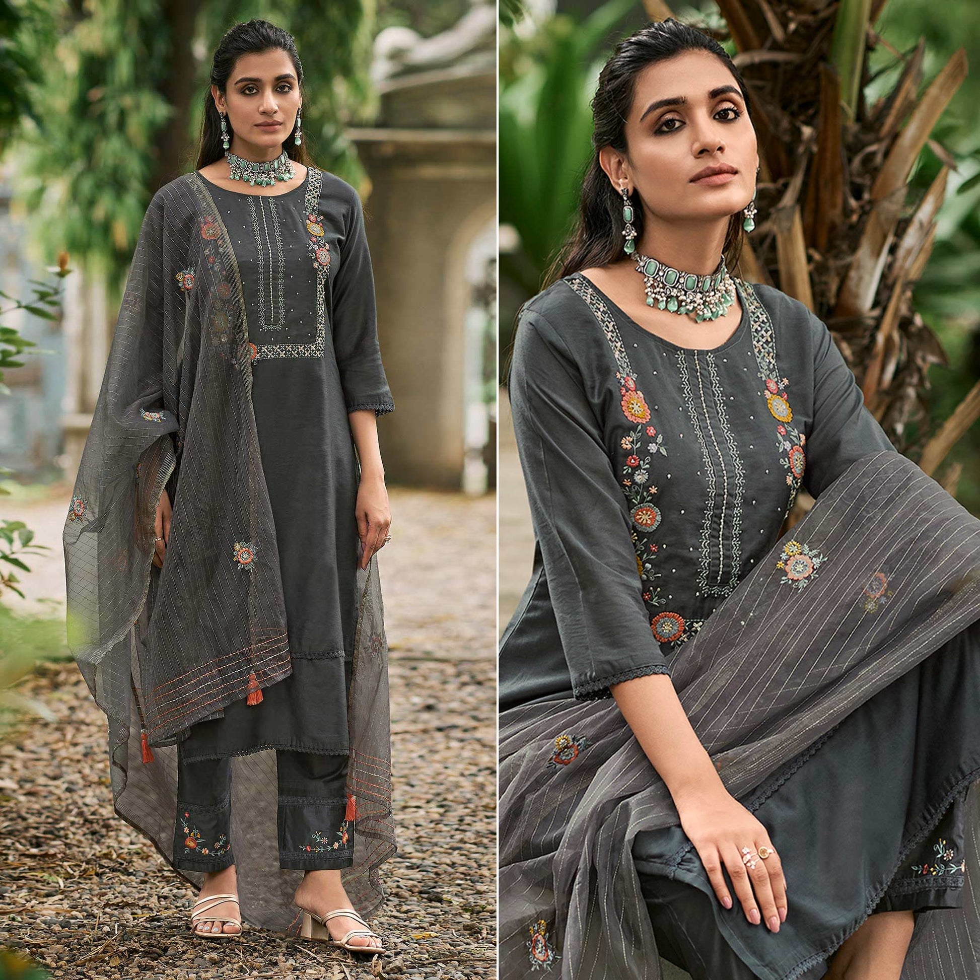 grey-floral-embroidered-cotton-silk-suit-1