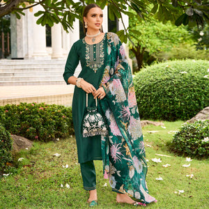 green-floral-embroidered-chanderi-silk-suit